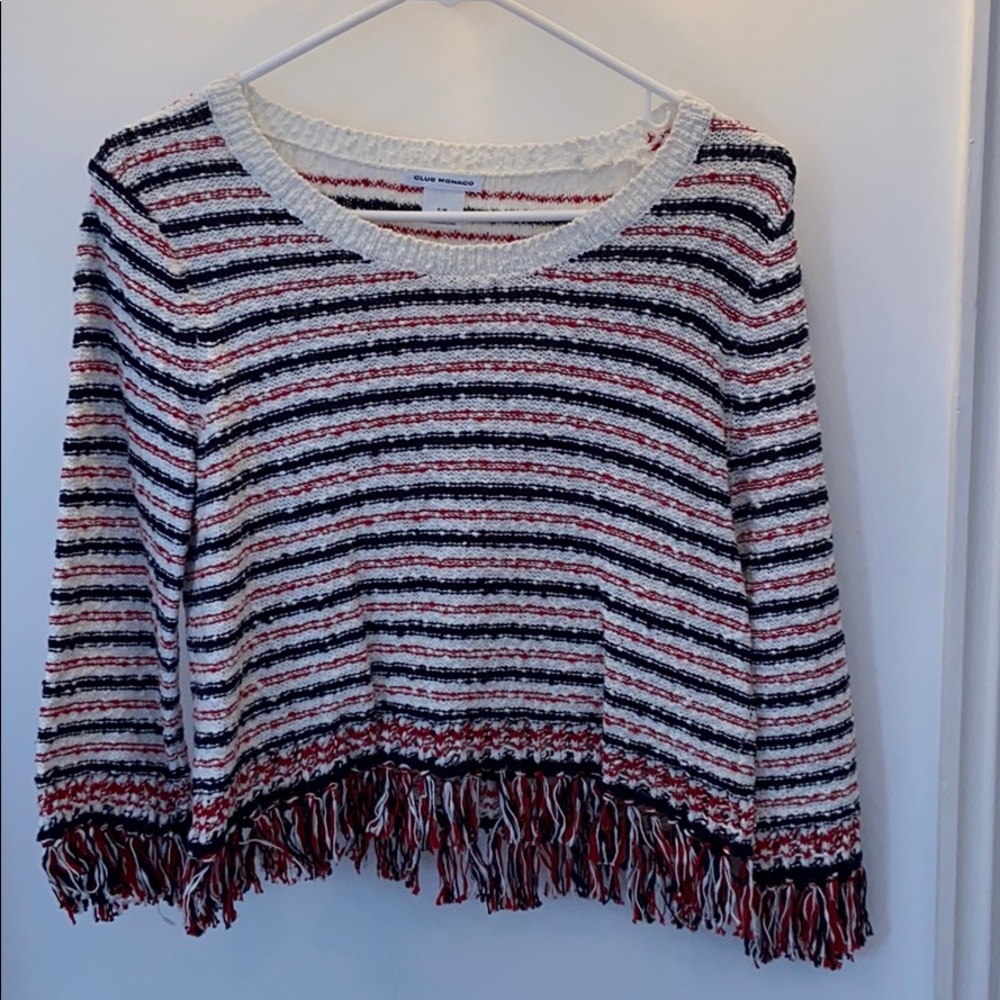 CLUB MONACO striped sweater
